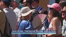 Caldo record, temperature massime verso il picco