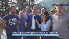 Devastante incendio a Castronovo di Sicilia, nel Palermitano