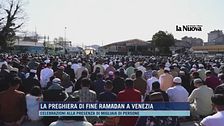 La preghiera di fine ramadan a Venezia