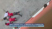Morto ammanettato, le immagini della rianimazione