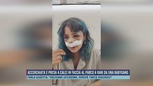 Accerchiata e presa a calci in faccia al parco a Bari da una babygang