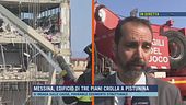 Messina, edificio di tre piani crolla a Pistunina