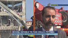 Messina, edificio di tre piani crolla a Pistunina