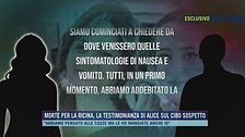 Morte per ricina, la testimonianza di Alice sul cibo sospetto