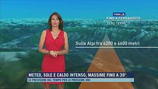 Meteo, sole e caldo intenso, massime fino a 39°