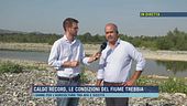 Caldo record, le condizioni del fiume Trebbia