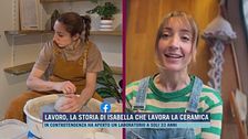 Lavoro, la storia di Isabella che modella la ceramica