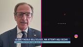 Lo spettacolo dell'eclissi, ma attenti agli occhi