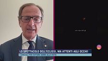 Lo spettacolo dell'eclissi, ma attenti agli occhi