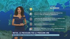 Meteo, le previsioni per le prossime ore