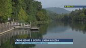 Caldo record e siccità, l'Adda in secca