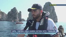 Capri, i controlli della Guardia Costiera sotto i Faraglioni