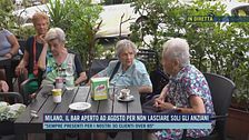 Milano, il bar aperto ad agosto per non lasciare soli gli anziani