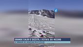 Le immagini del ghiacciaio dello Stelvio