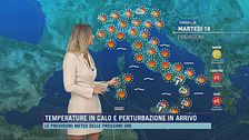 Temperature in calo e perturbazione in arrivo