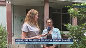 Milano dal palazzo in cui viveva Silvana Damato
