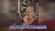 Silvana Damato, i video di alcuni momenti trascorsi sull'app karaoke