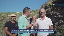 Ischia, la Madonnina sfregiata per la terza volta
