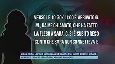 Giallo ricina, la figlia sopravvissuta racconta gli ultimi momenti di Sara