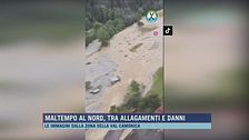 Maltempo al nord, le immagini dalla zona della Val Camonica