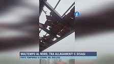 Forte temporale a Curino, nel Biellese