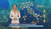 Meteo, tempo stabile e in prevalenza soleggiato