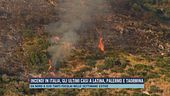 Incendi in Italia, gli ultimi casi a Latina, Palermo e Taormina