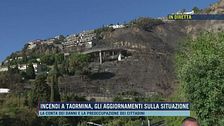 Incendi a Taormina, gli aggiornamenti sulla situazione