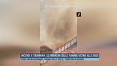 Incendi a Taormina, le immagini delle fiamme vicino alle case
