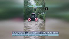 Maltempo record a Lignano, le strade si trasformano in fiumi