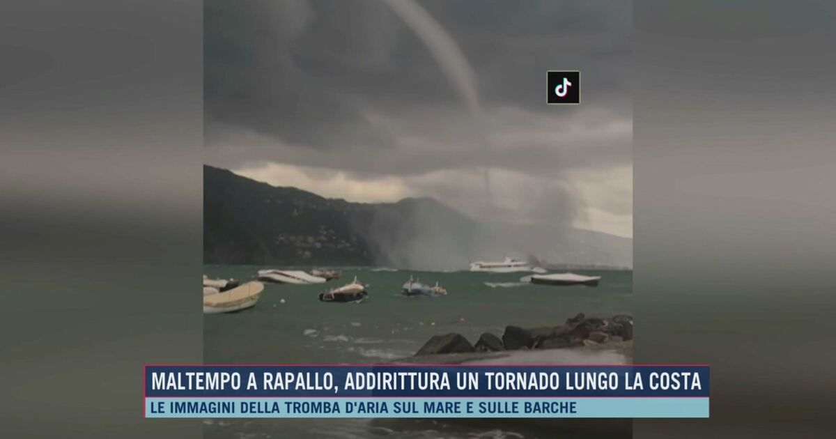 Morning news: Maltempo a Rapallo, addirittura un tornado lungo la costa ...