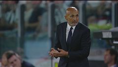 Spalletti festeggia, gli attaccanti no