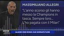 Napoli, due giornate di squalifica per Allegri