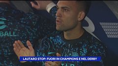 Lautaro stop: fuori in Champions e nel derby