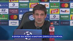 Inter divisa sul rosso a Bastoni
