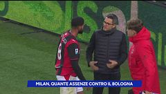 Milan, quante assenza contro il Bologna
