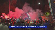 Lazio a Reggio Emilia, 10000 tifosi al seguito