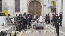 Un'orda di minorenni assalta i negozi a Milano