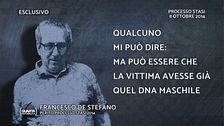 Garlasco, De Stefano nel corso del processo Stasi del 2014