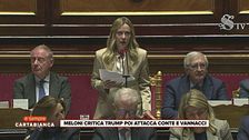 Meloni critica Trump poi attacca Conte e Vannacci