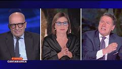 Il faccia a faccia tra Giuseppe Conte e Alessandro Sallusti