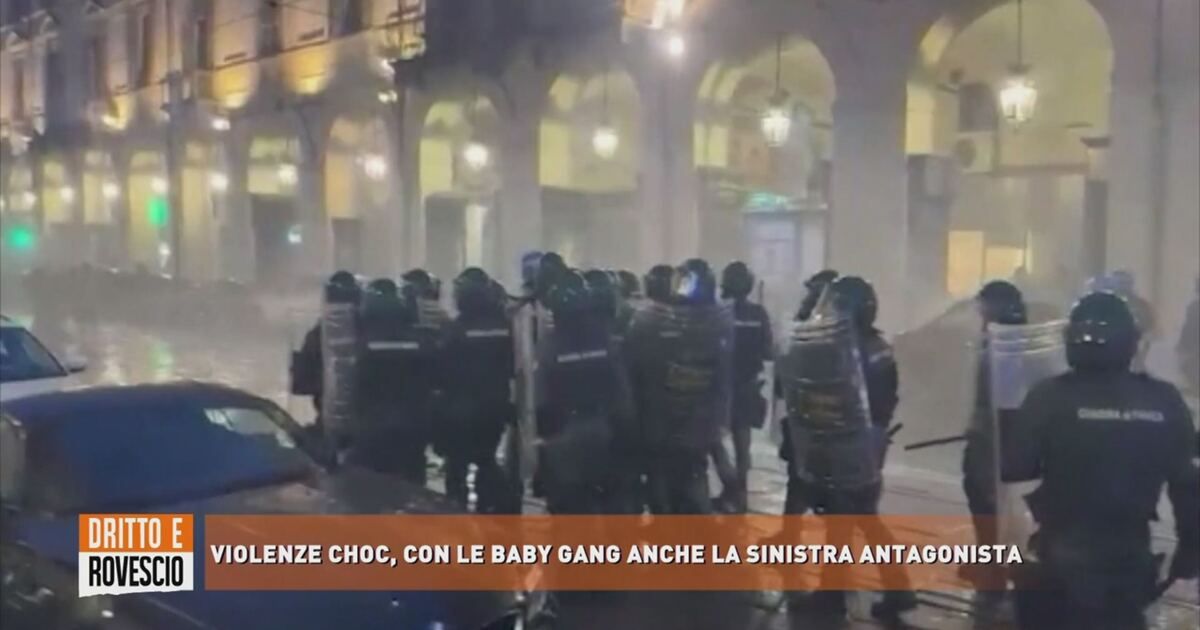 Dritto e rovescio: Violenze choc, con le baby gang anche la sinistra ...