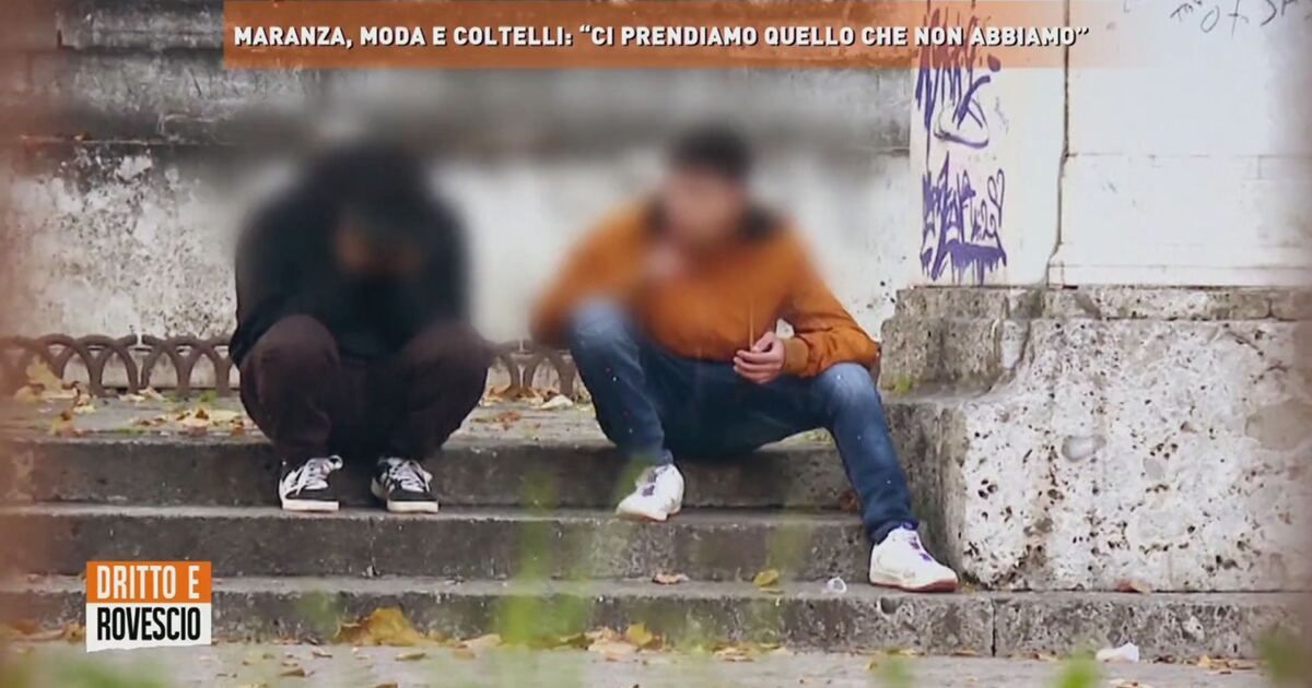 Dritto e rovescio: Maranza, moda e coltelli: 