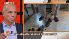 Garlasco: il video della prova di Sempio delle scarpe Frau