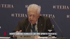 Mario Monti contro Roberto Vannacci: "Ha uno spirito fascista"