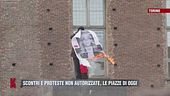 Scontri e proteste non autorizzate: le piazze di oggi