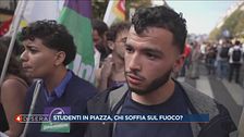 La rabbia degli studenti in piazza