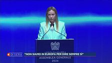 Giorgia Meloni ad "Assolombarda"