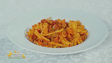 Pasta al ragù vegetale