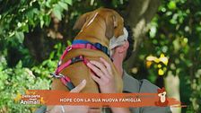 Hope con la sua nuova famiglia